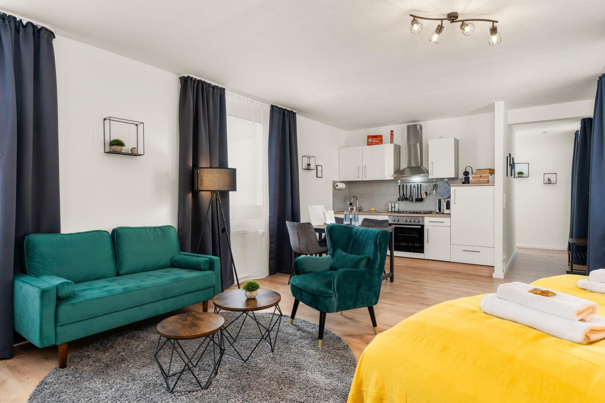 Free Living - City Design Apartments, Zentrum, Outlet, Balkon, Kueche Wolfsburg Exterior foto
