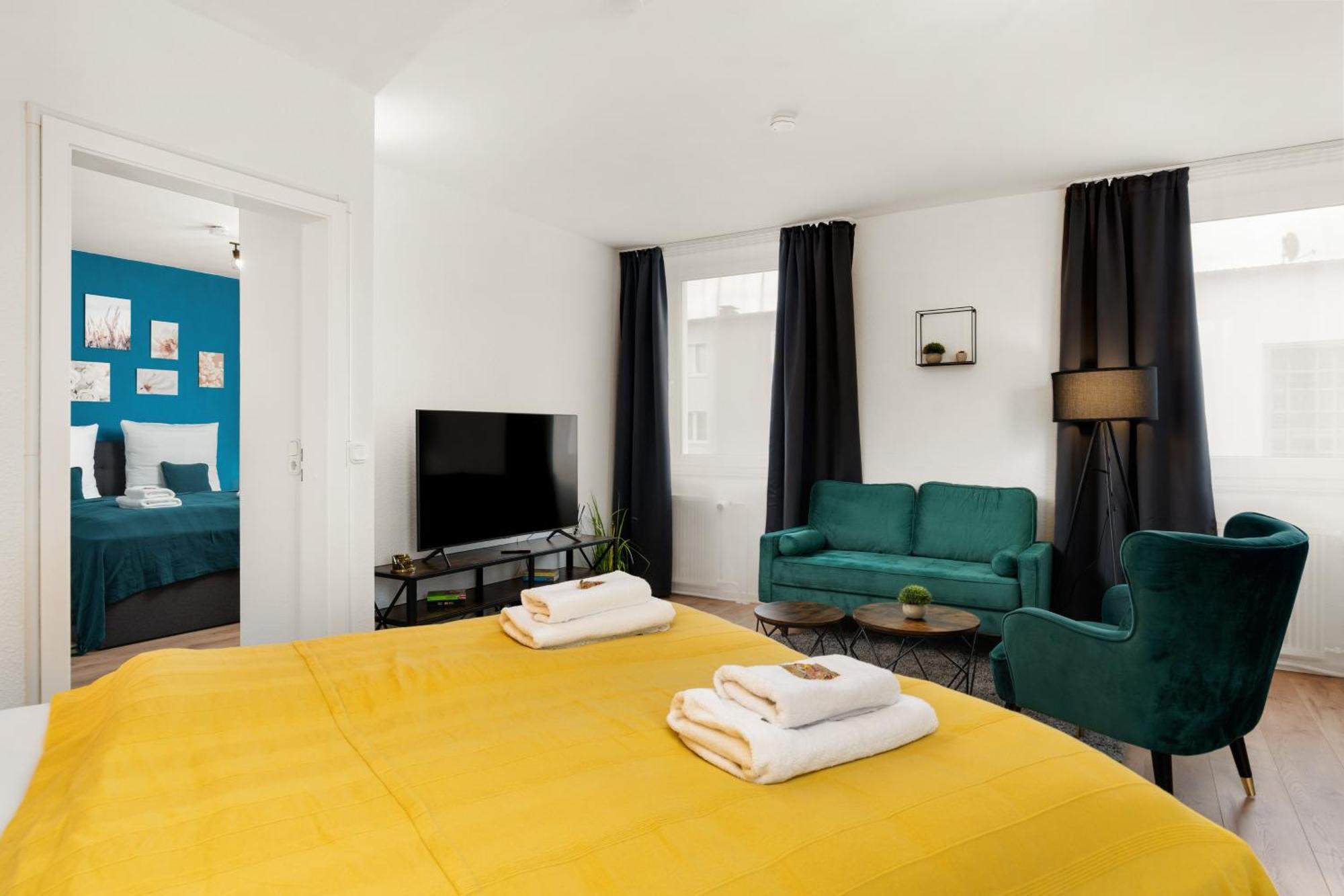 Free Living - City Design Apartments, Zentrum, Outlet, Balkon, Kueche Wolfsburg Exterior foto
