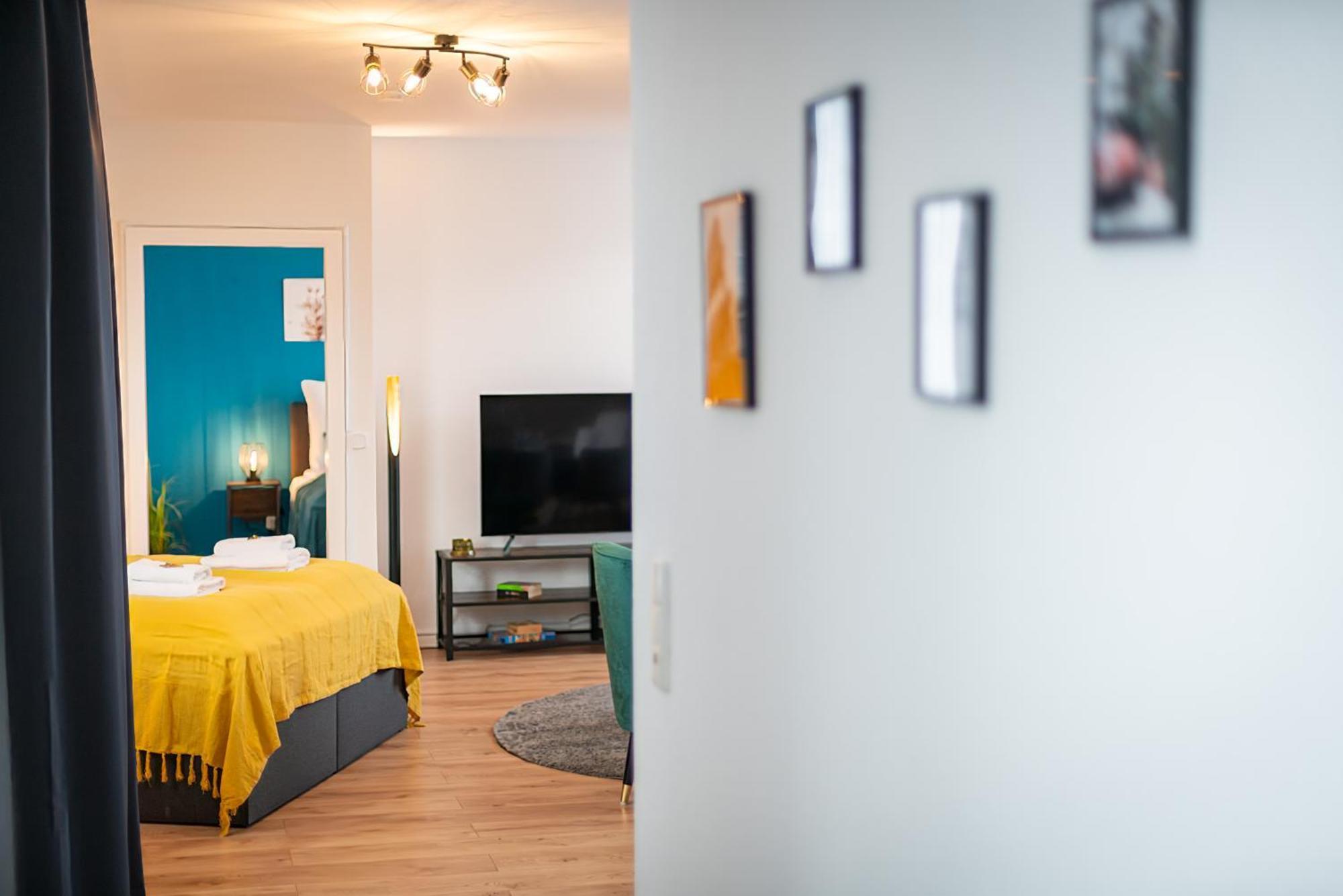 Free Living - City Design Apartments, Zentrum, Outlet, Balkon, Kueche Wolfsburg Exterior foto