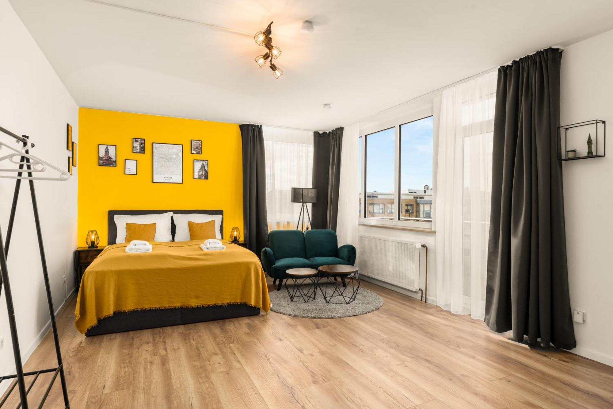 Free Living - City Design Apartments, Zentrum, Outlet, Balkon, Kueche Wolfsburg Exterior foto