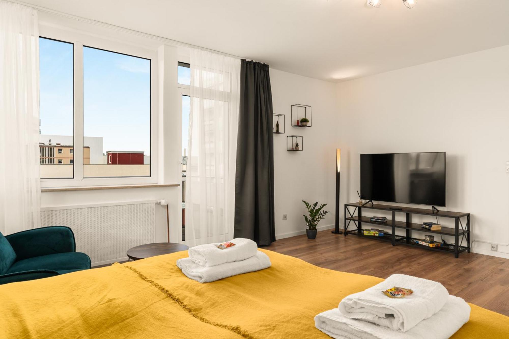 Free Living - City Design Apartments, Zentrum, Outlet, Balkon, Kueche Wolfsburg Exterior foto