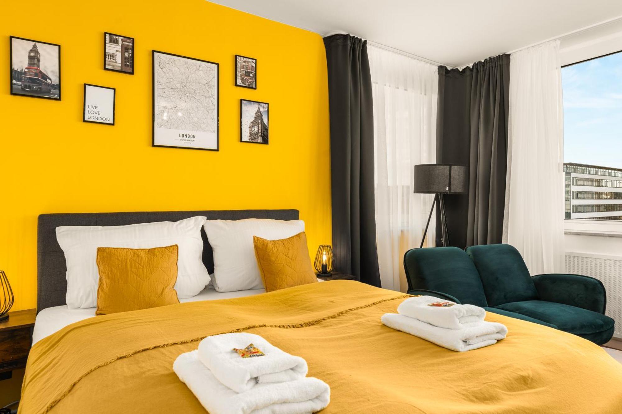 Free Living - City Design Apartments, Zentrum, Outlet, Balkon, Kueche Wolfsburg Exterior foto