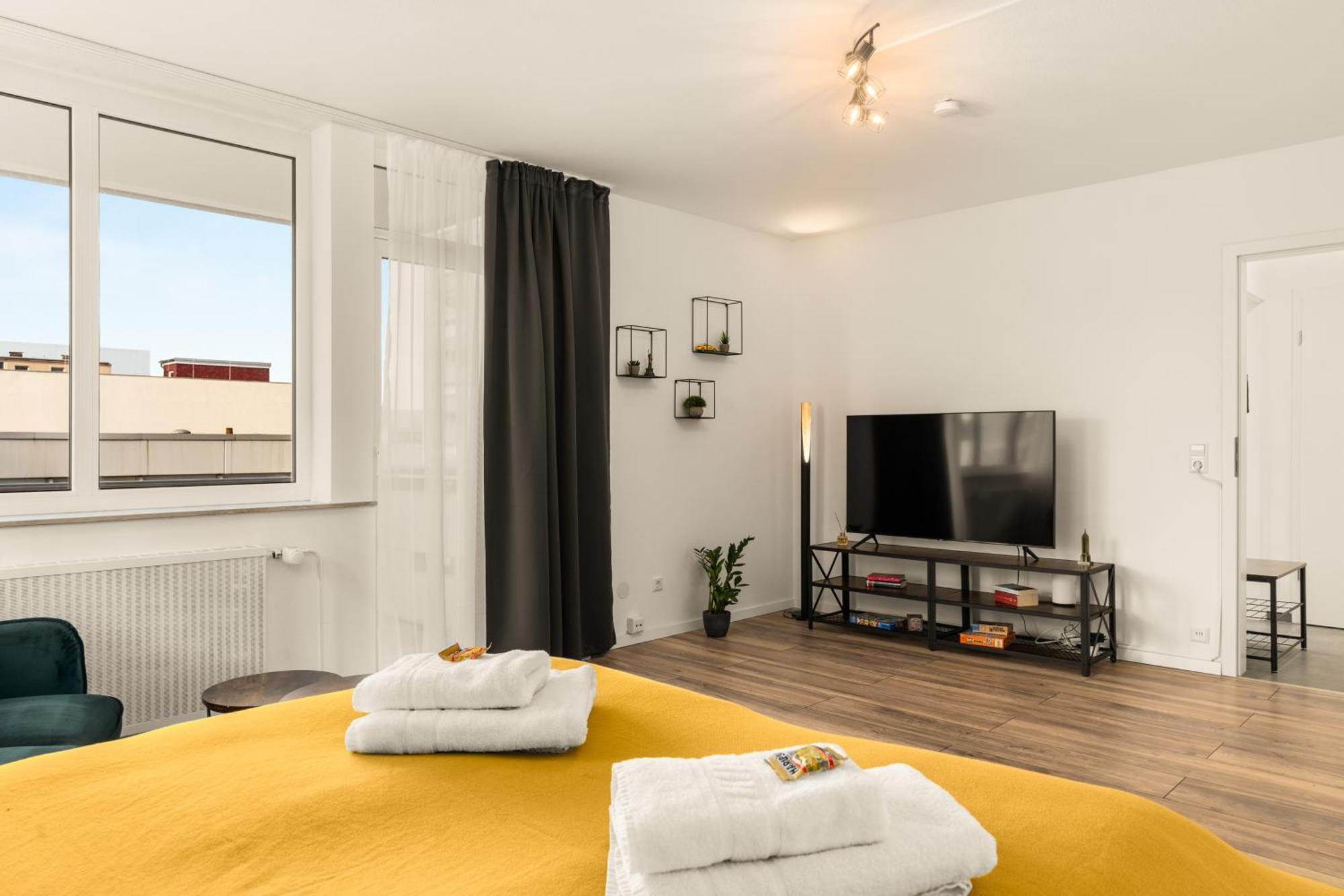 Free Living - City Design Apartments, Zentrum, Outlet, Balkon, Kueche Wolfsburg Exterior foto