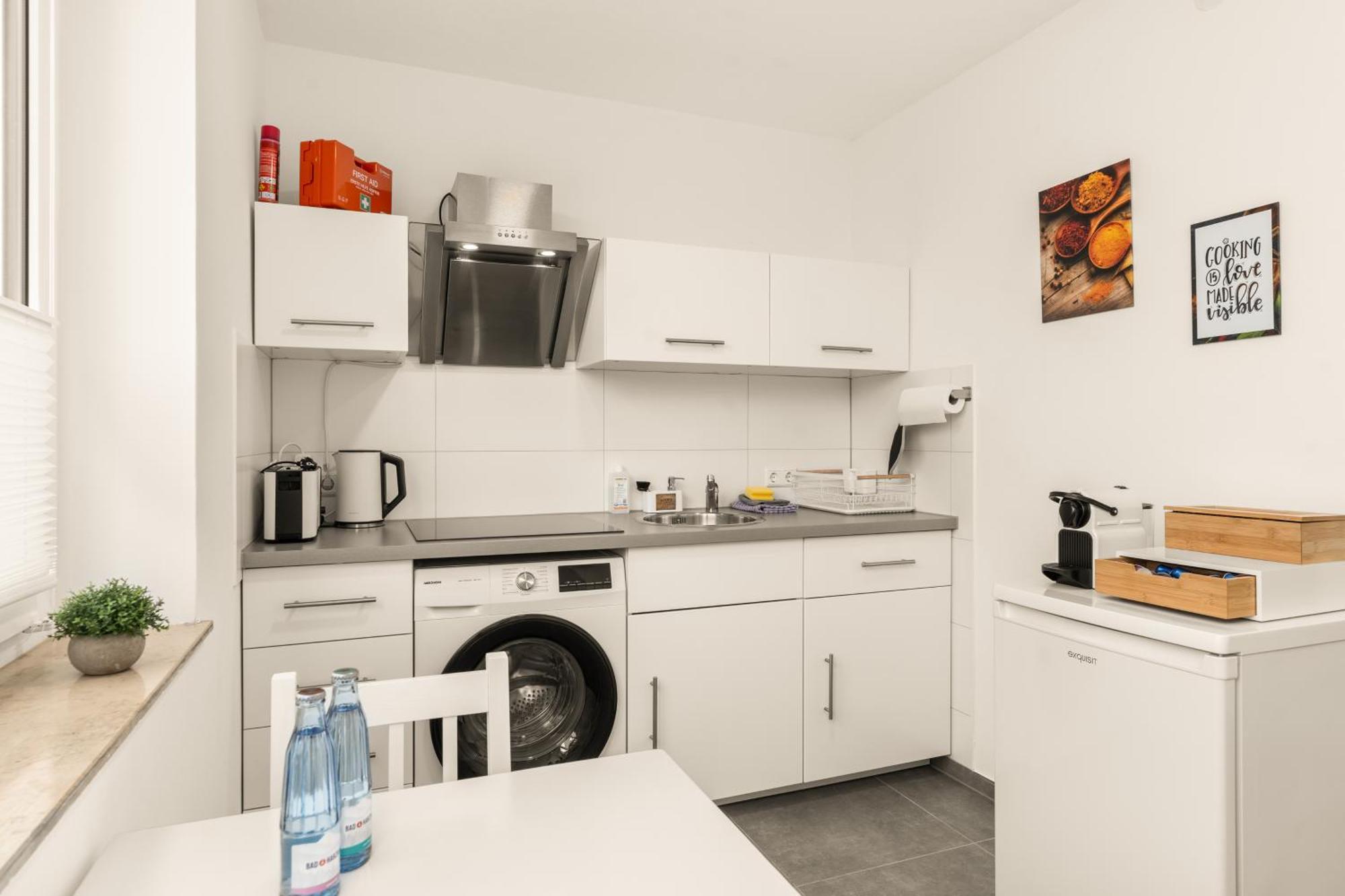 Free Living - City Design Apartments, Zentrum, Outlet, Balkon, Kueche Wolfsburg Exterior foto